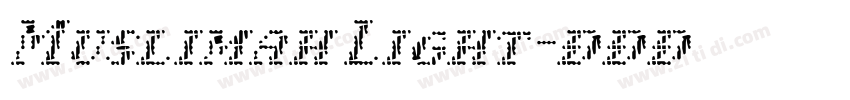Muslimah Light字体转换 Muslimah Light字体转换